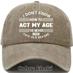 Baseball cap printed, washed distressed.